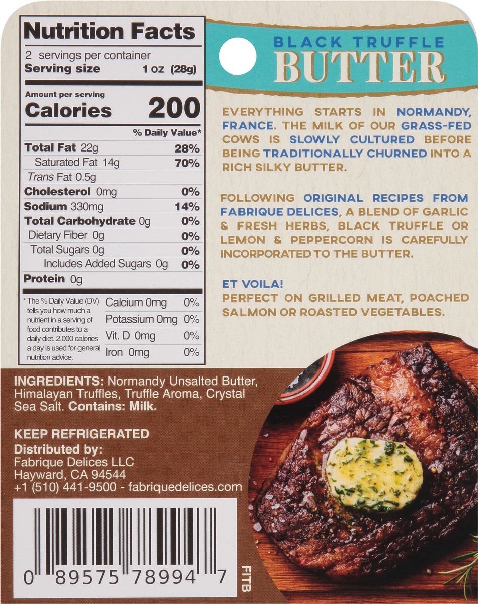 slide 5 of 13, Isigny Ste Mere Black Truffle Butter 2 oz, 2 oz