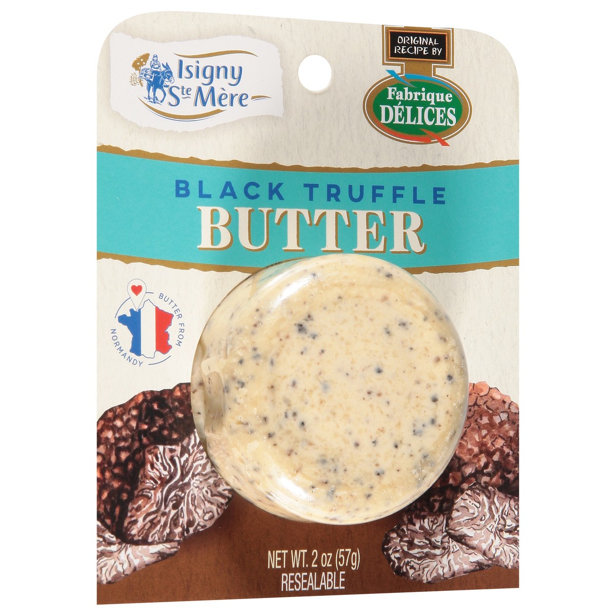 slide 4 of 13, Isigny Ste Mere Black Truffle Butter 2 oz, 2 oz
