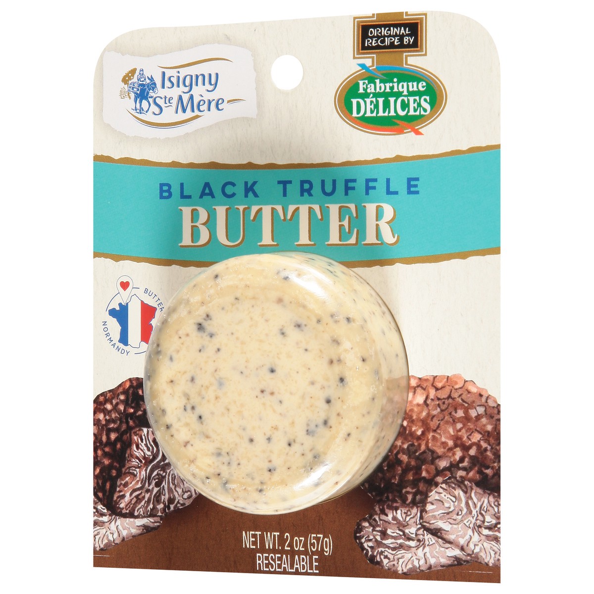 slide 2 of 13, Isigny Ste Mere Black Truffle Butter 2 oz, 2 oz