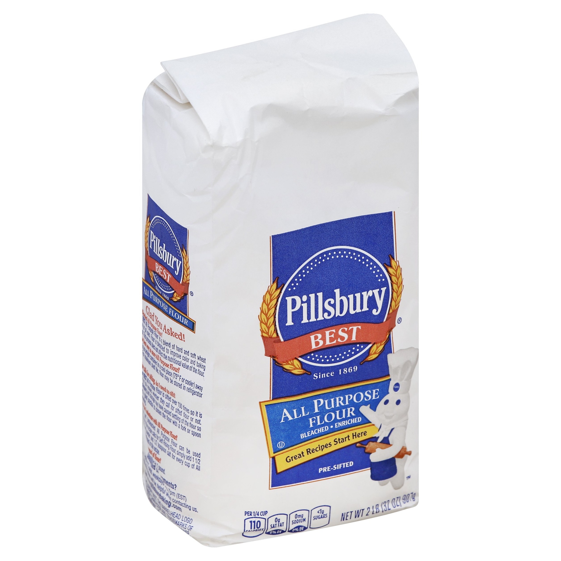 slide 1 of 5, Pillsbury All Purpose Flour, 32 oz