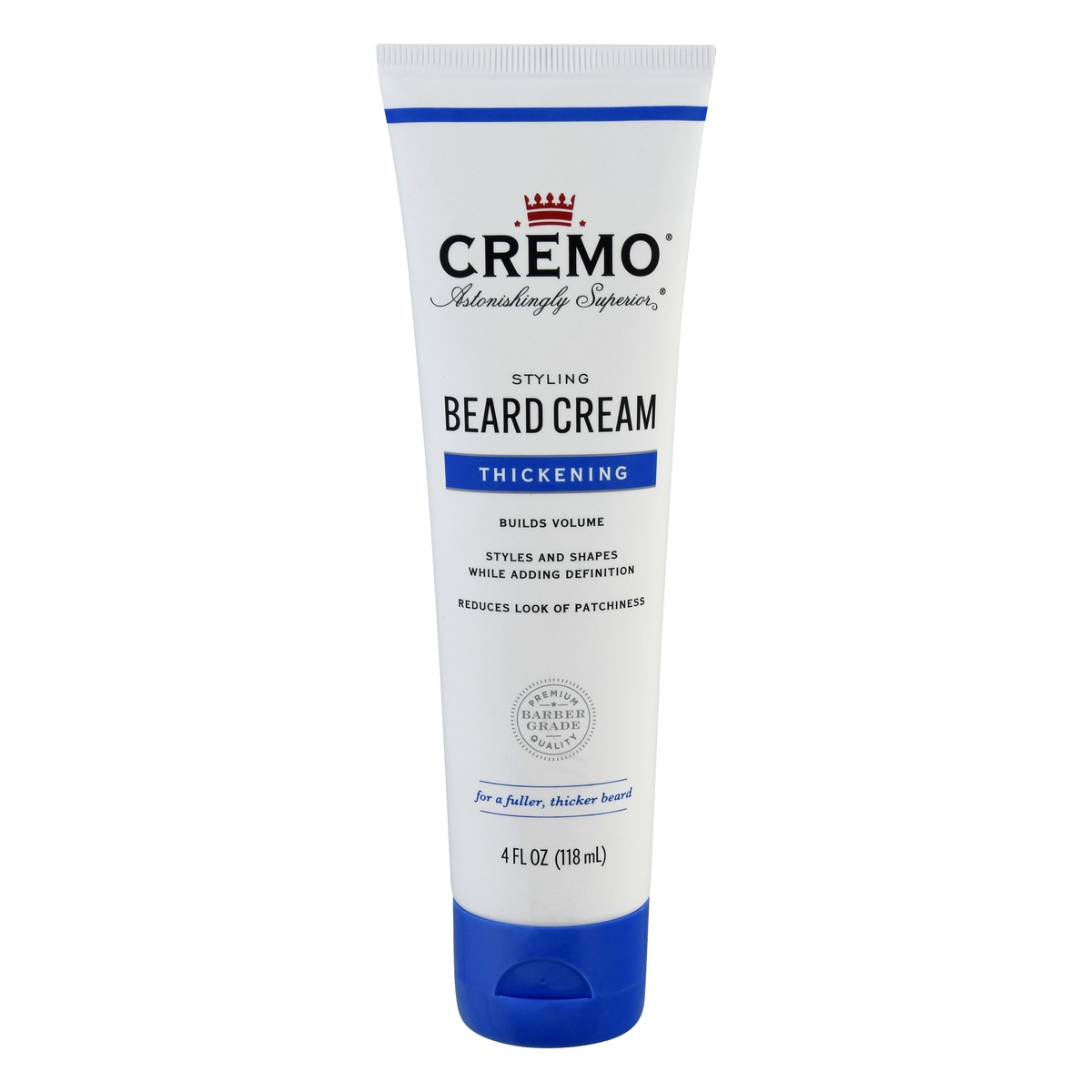 slide 1 of 9, Cremo Beard & Scruff Cream Thickening, 4 oz