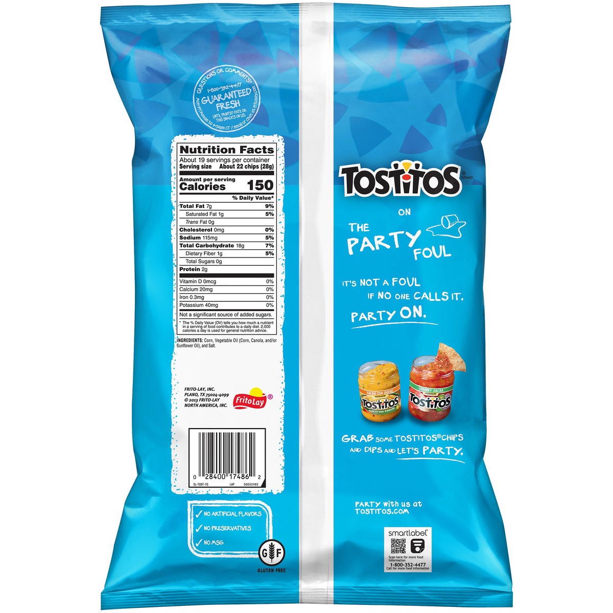 slide 3 of 4, Tostitos Tortilla Chips, 19.12 oz