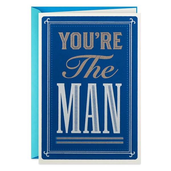 slide 1 of 1, Hallmark Father's Day Card (You'Re The Man), 1 ct