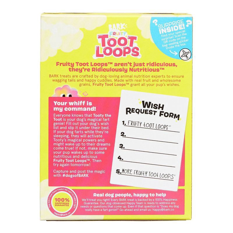 slide 5 of 7, BARK Toot Loops Fruit Flavor Dog Treats - 10oz, 10 oz