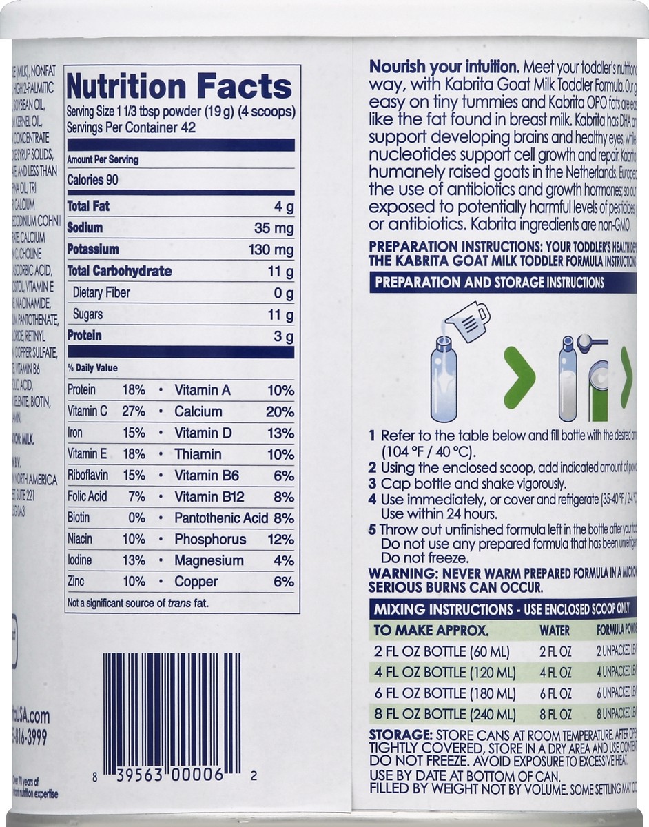 slide 6 of 6, Kabrita Goat Milk 28 oz, 28 oz