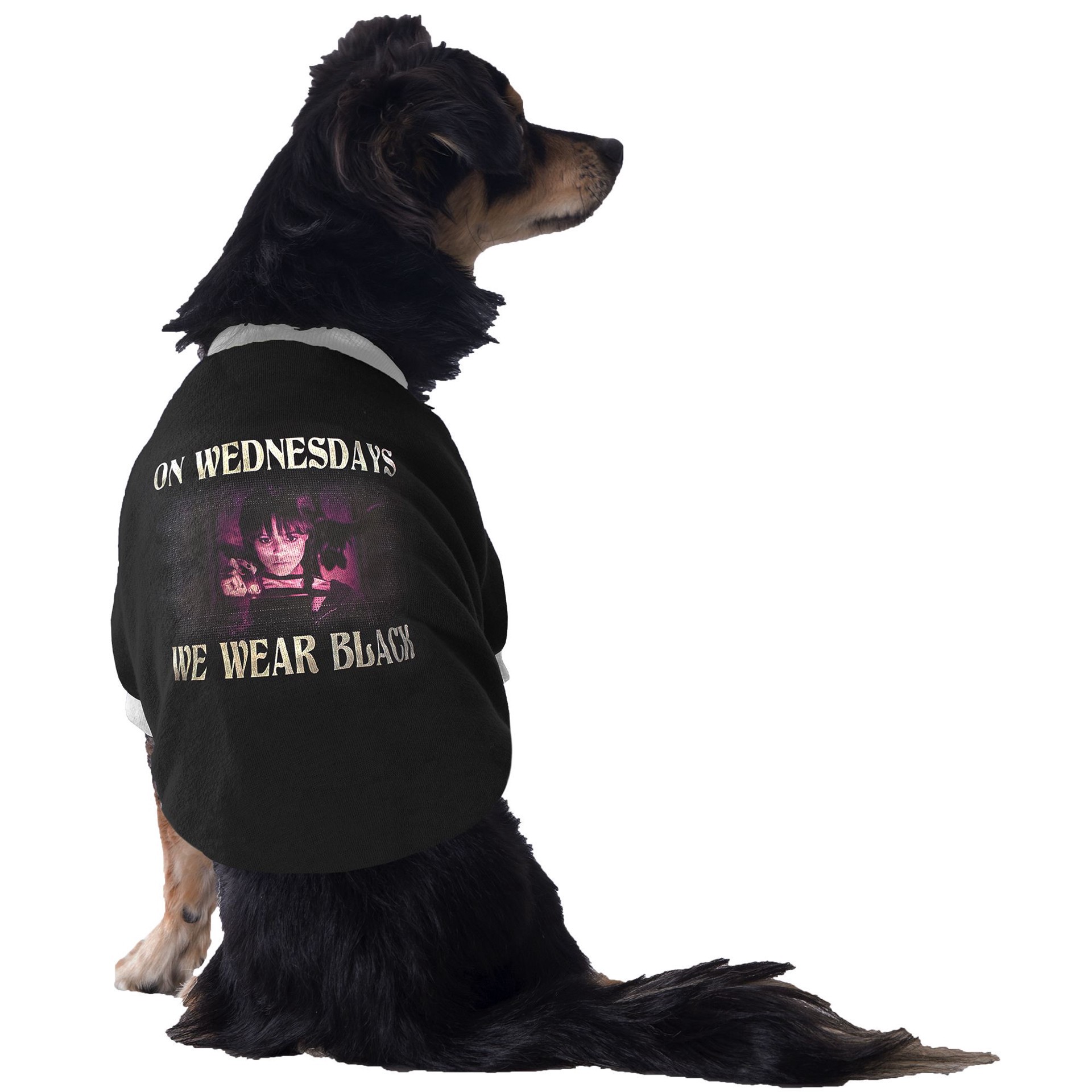 slide 1 of 1, GMason Wednesday Addams Black Tee, 1 ct; X small