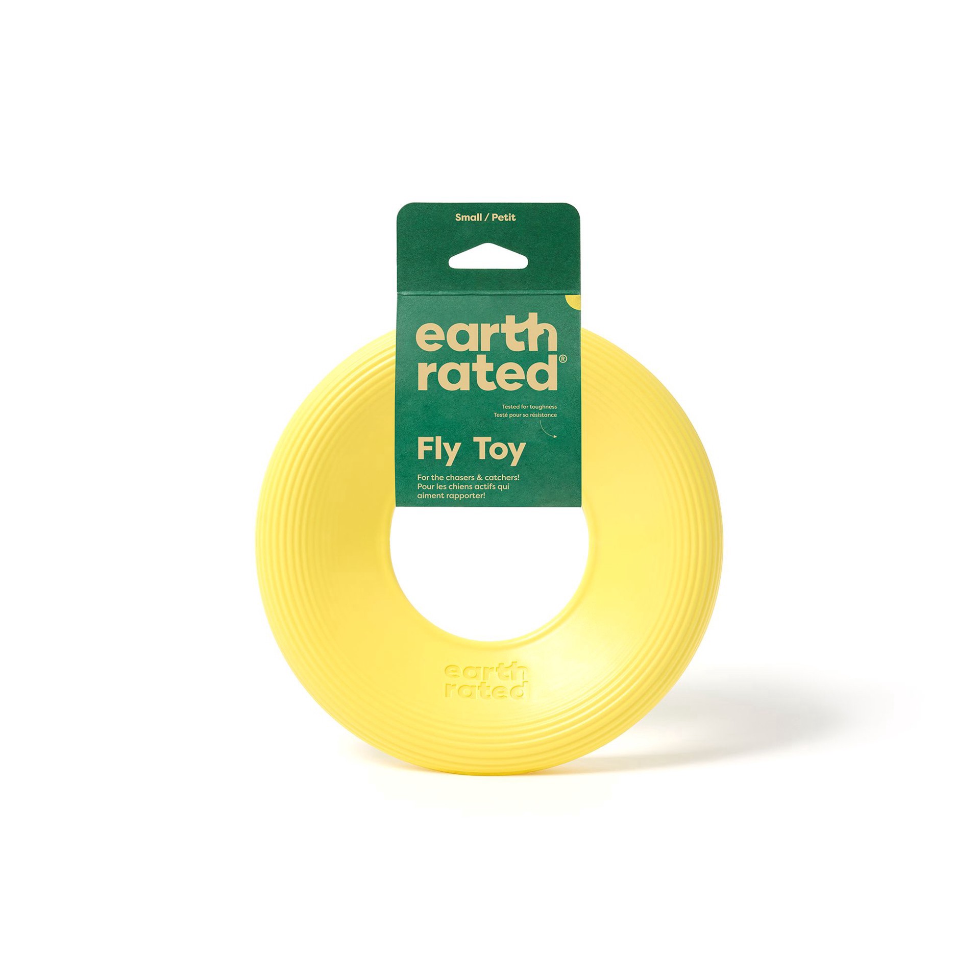 slide 1 of 1, Earth Rated Fly Dog Toy, SM