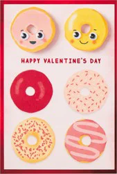 Shoebox Hallmark Greeting Card, Happy Valentine's Day, Doughnuts - 1 Ea