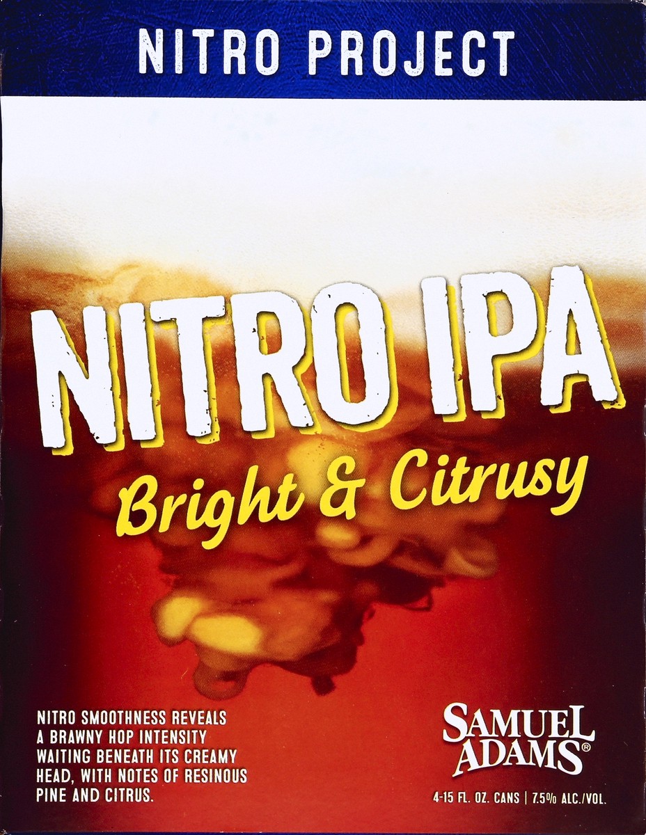 slide 5 of 6, Samuel Adams Nitro IPA, 4 ct; 16 oz