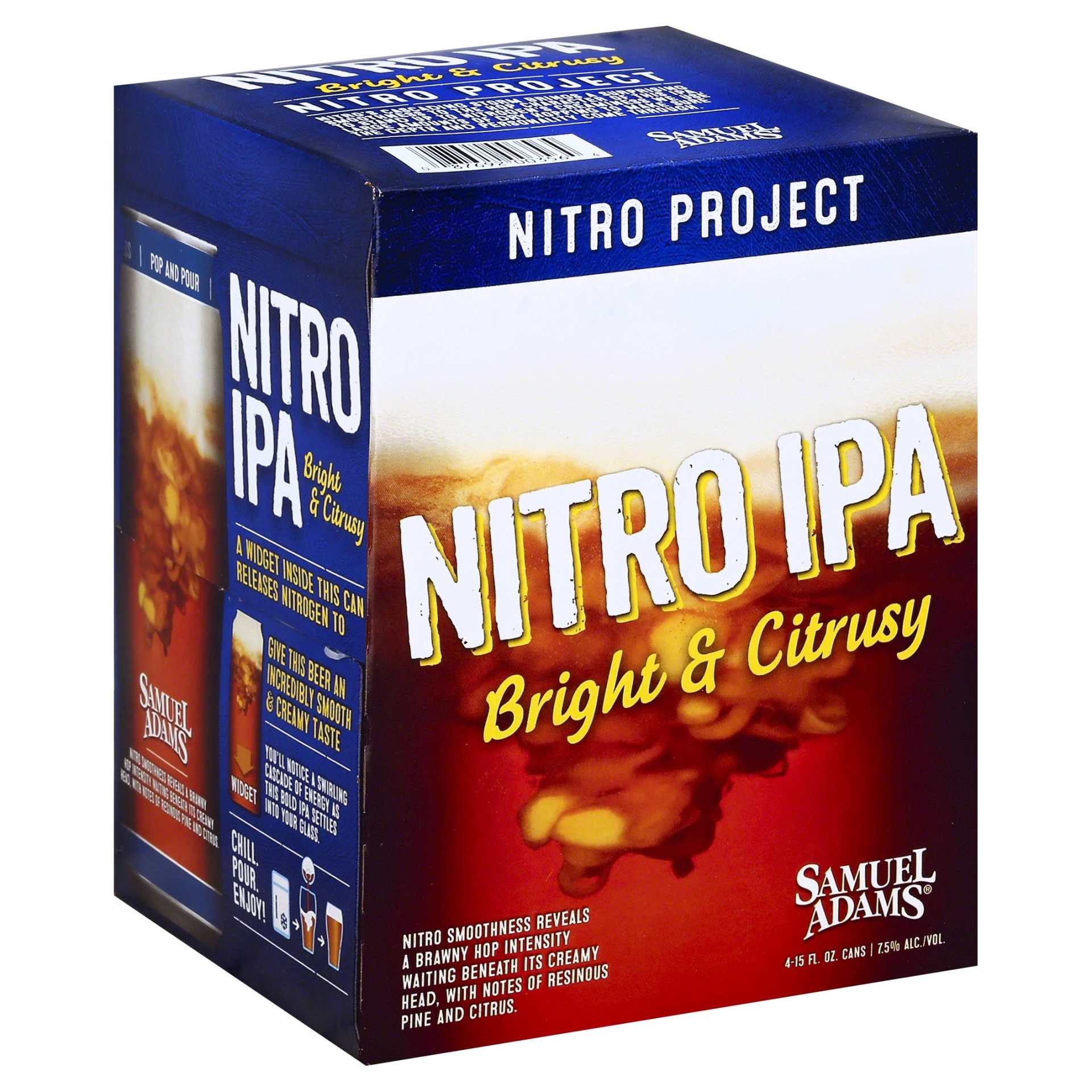 slide 1 of 6, Samuel Adams Nitro IPA, 4 ct; 16 oz