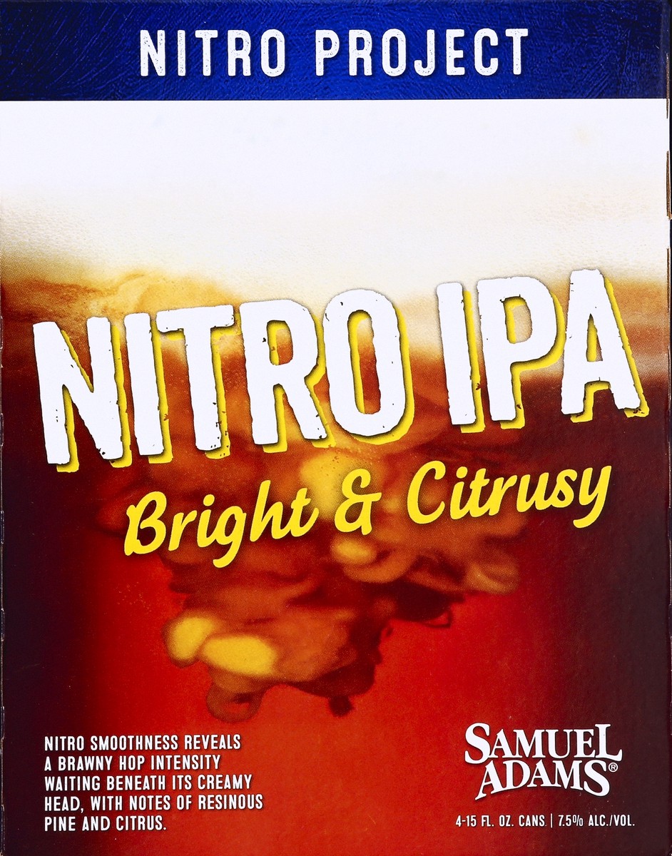 slide 6 of 6, Samuel Adams Nitro IPA, 4 ct; 16 oz