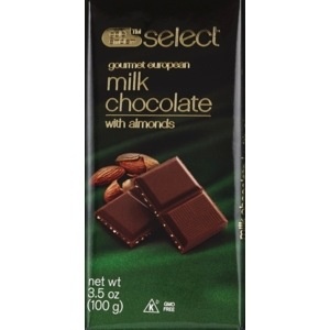 slide 1 of 1, CVS Gold Emblem Absolutely Divine Belgian Milk Chocolate With Almonds, 3 oz; 85 gram