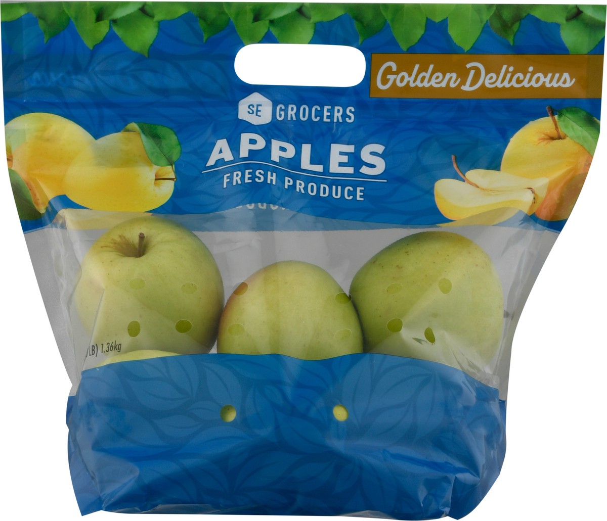 slide 3 of 9, SE Grocers Gold Apples 3lb, 3 lb