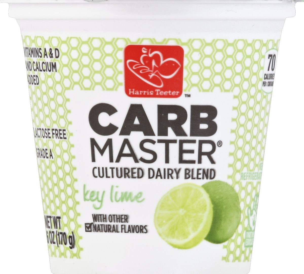 slide 2 of 3, Harris Teeter Carb Master Key Lime Cultured Dairy Blend, 6 oz