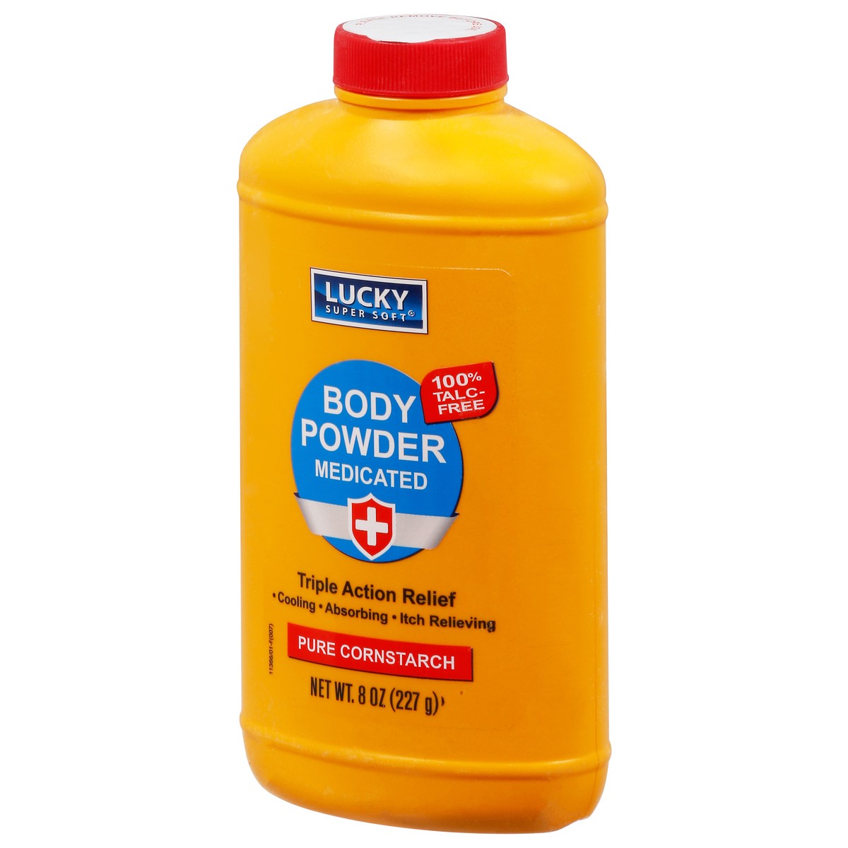 slide 10 of 12, Lucky Super Soft Pure Cornstarch Medicated Body Powder 8 oz, 8 oz