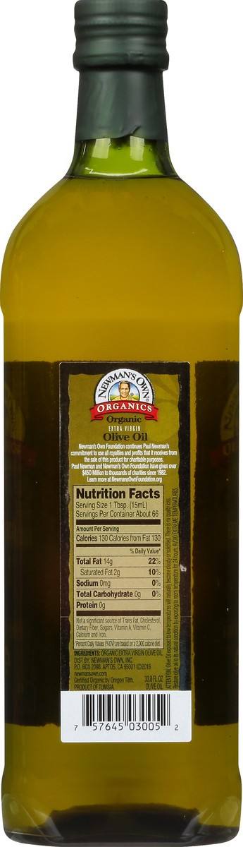 slide 12 of 13, Newman's Own Organics Organic Extra Virgin Olive Oil 33.8 oz, 33.8 oz