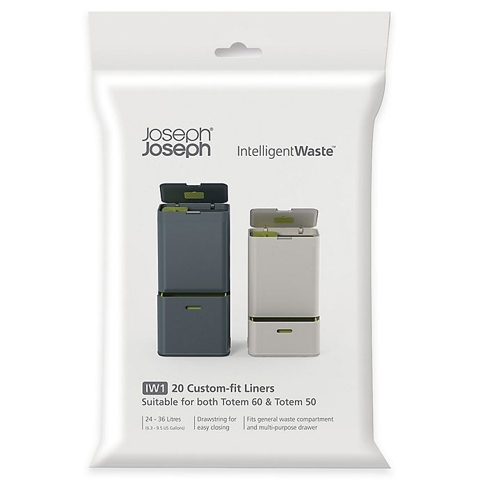 slide 1 of 2, Joseph Joseph IntelligentWaste General Waste Bags, 1 ct