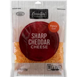 Essential Everyday Shred Fcy Sharp Cheddar