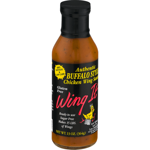 slide 8 of 8, Wing It Chicken Wing Sauce Buffalo Style, 13 oz