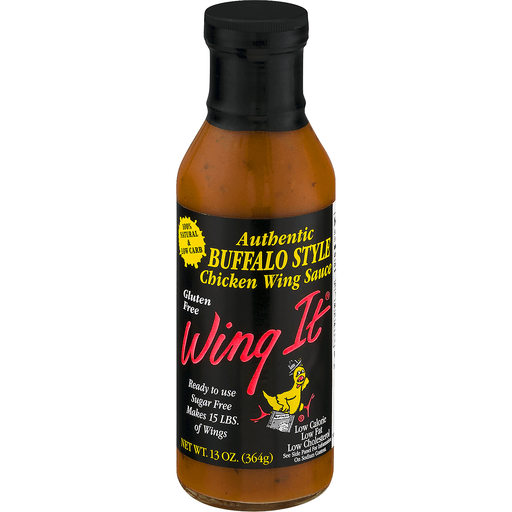 slide 4 of 8, Wing It Chicken Wing Sauce Buffalo Style, 13 oz