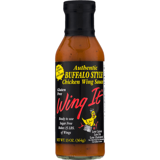 slide 5 of 8, Wing It Chicken Wing Sauce Buffalo Style, 13 oz