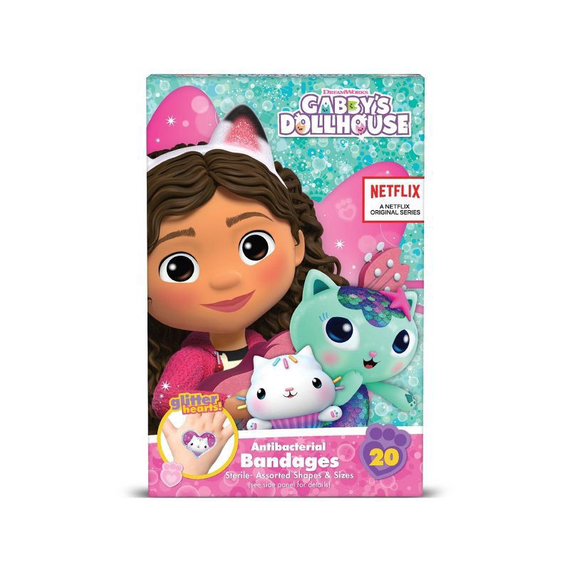 slide 1 of 1, Gabby's Dollhouse License Adhesive Bandages - 20ct, 20 ct