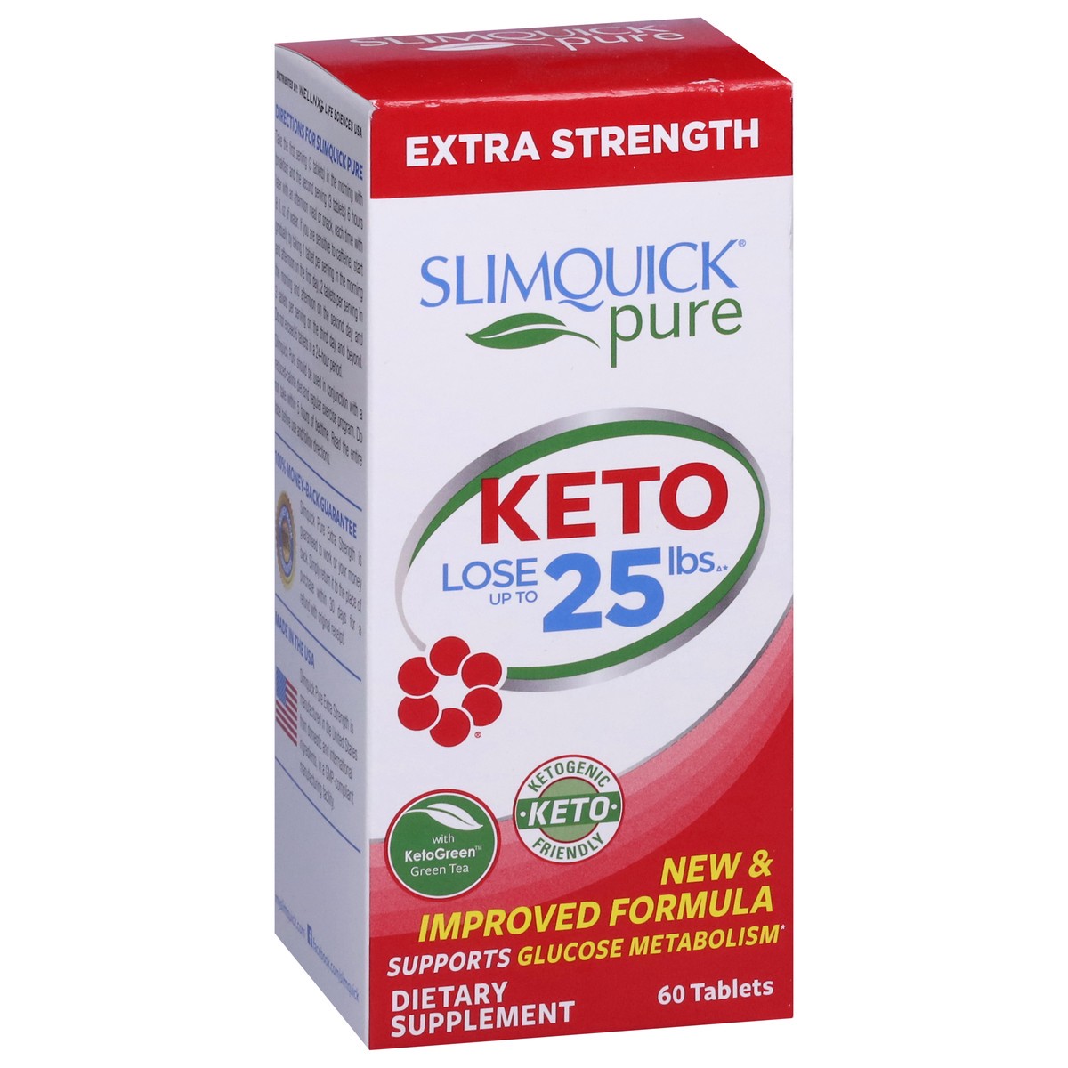 slide 2 of 9, SLIMQUICK Pure Extra Strength Weight Loss 60 Tablets, 60 ct