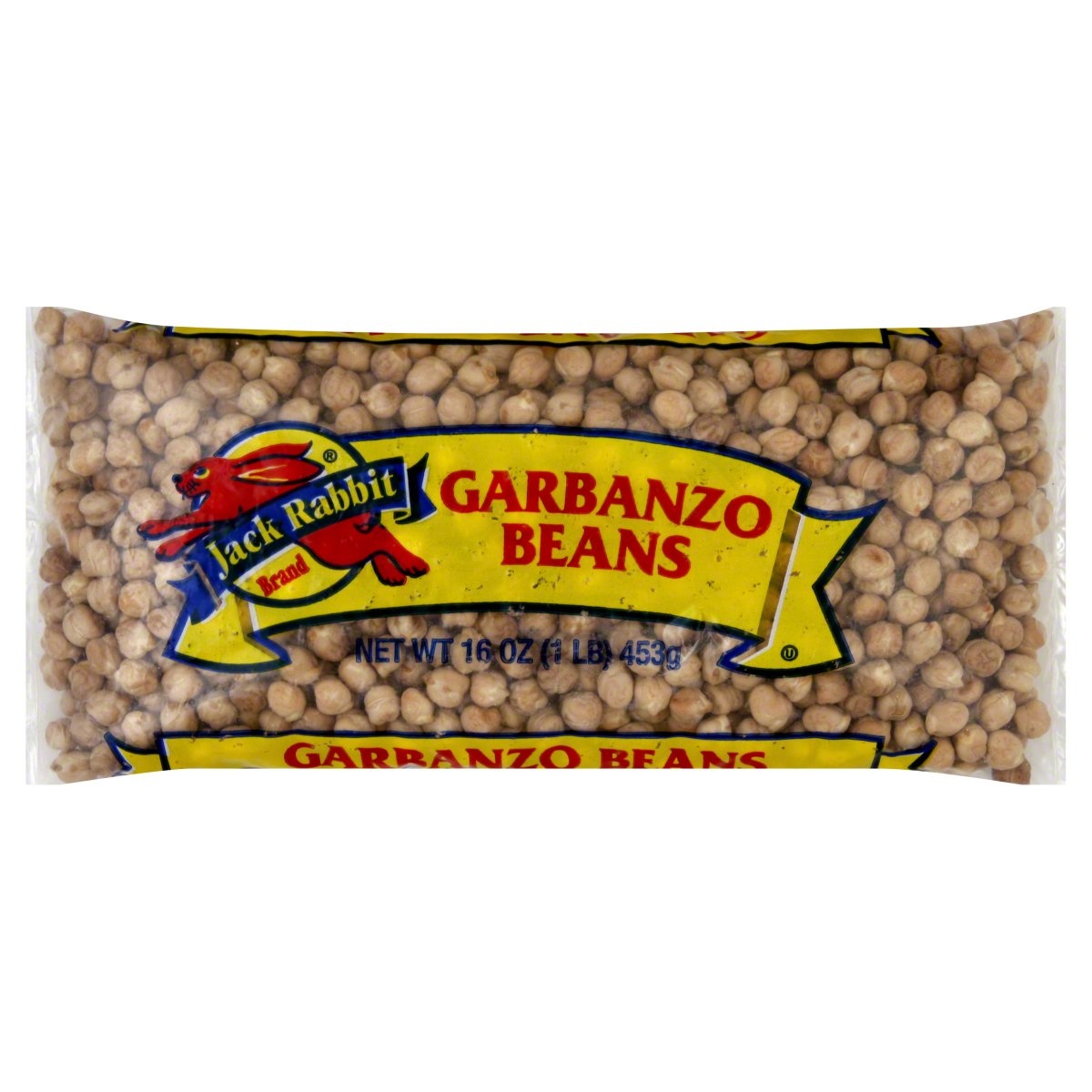 slide 1 of 1, Jack Rabbit Garbanzo Beans, 1 lb