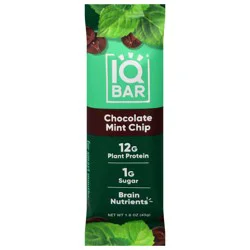 IQBar Chocolate Mint Chip Protein Bar 1.6 oz