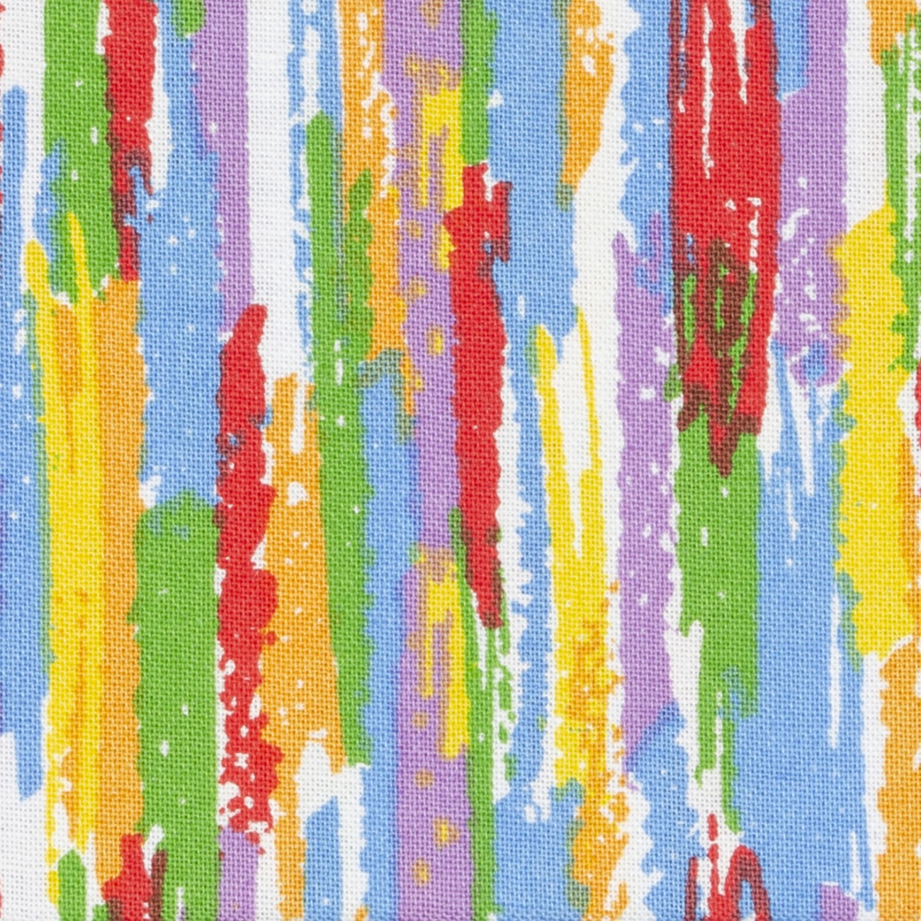 slide 2 of 4, Multicolor Design Cotton Fabric By Loops & Threads, 18 in x 21 in
