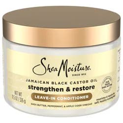 SheaMoisture Jamaican Black Castor Oil Leave In Conditioner 100% Pure Jamaican Black Castor Oil, 11.5 oz