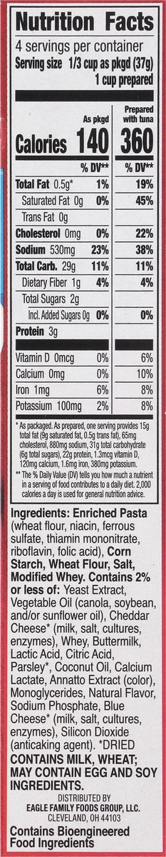 slide 6 of 14, Tuna Helper Creamy & Cheesy Sauce Tuna Cheesy Pasta 5.3 oz, 5.3 oz