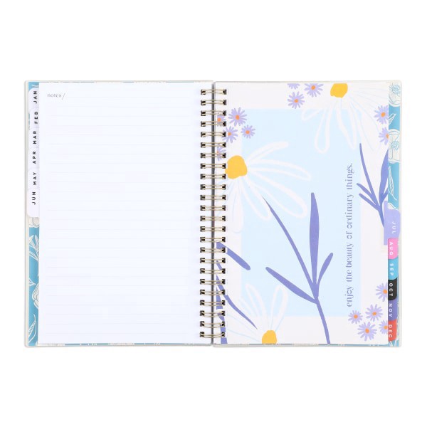slide 4 of 7, 2024 Organized By Happy Planner Monthly/Weekly Small Happy Planner, 5-1/2"" X 8-5/16"", Bright Blooms, January To December, Ptla5D12-071Sb, 1 ct