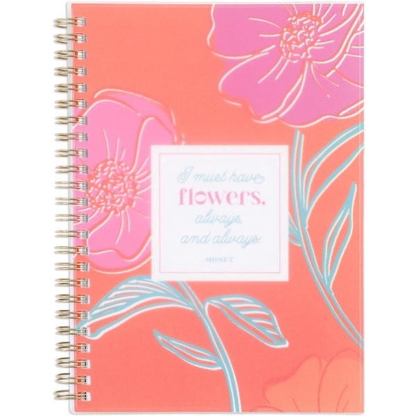 slide 1 of 7, 2024 Organized By Happy Planner Monthly/Weekly Small Happy Planner, 5-1/2"" X 8-5/16"", Bright Blooms, January To December, Ptla5D12-071Sb, 1 ct