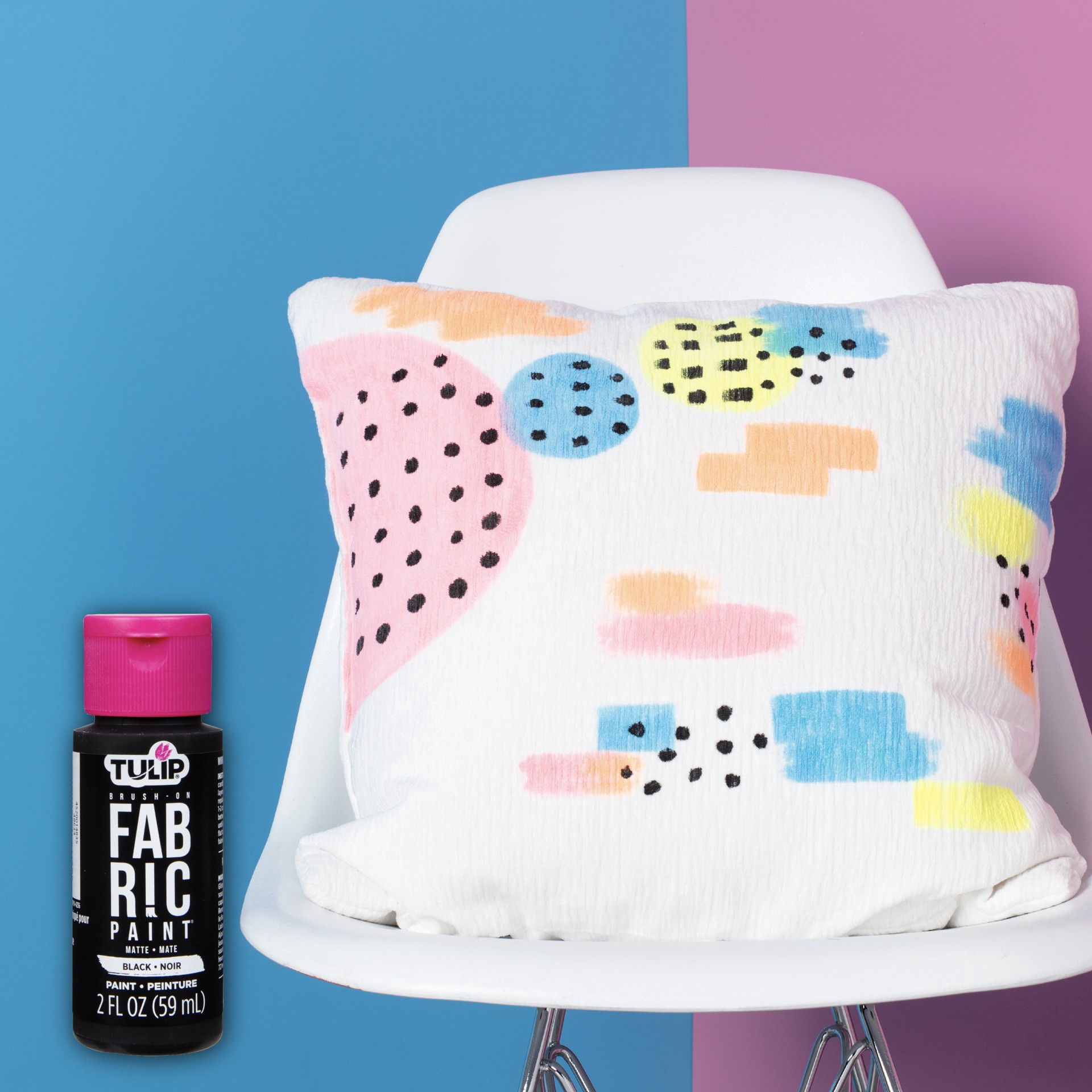 slide 5 of 5, Tulip Matte Brush-On Fabric Paint, 2 fl oz