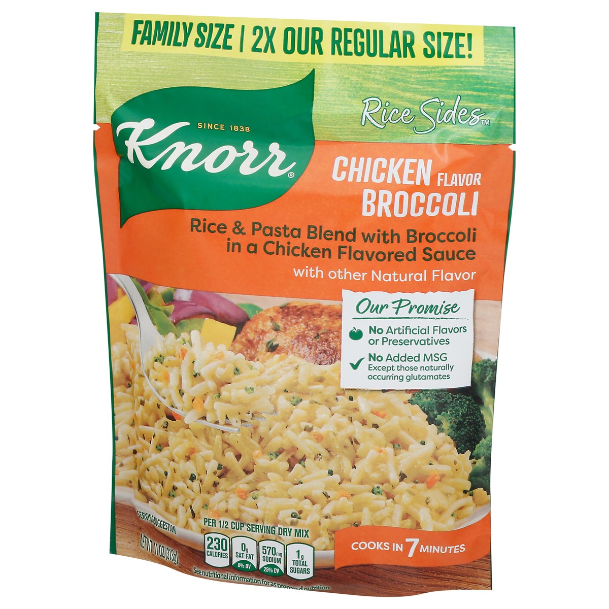 slide 5 of 9, Knorr Family Size Chicken Flavor Rice Sides 11 oz, 11 oz