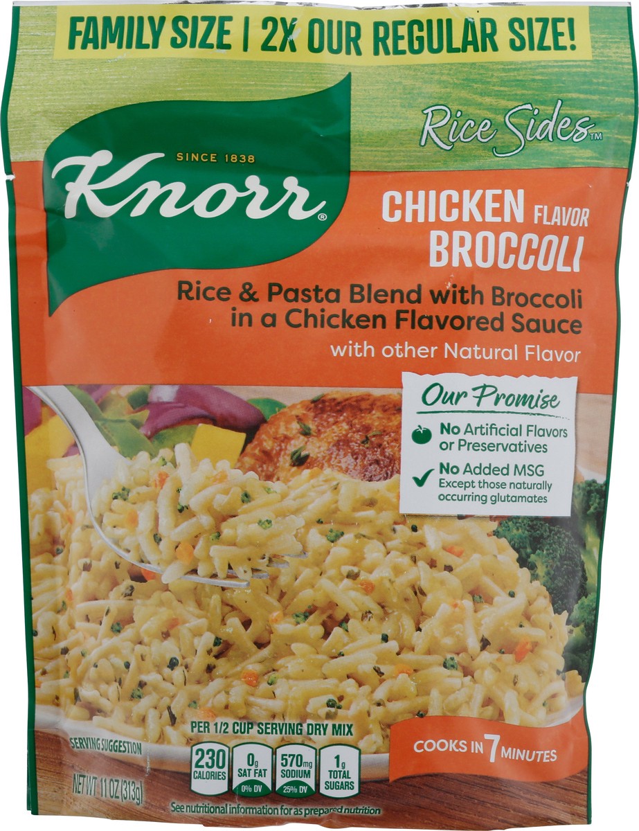 slide 1 of 9, Knorr Family Size Chicken Flavor Rice Sides 11 oz, 11 oz