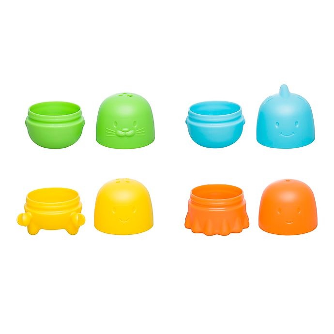 slide 1 of 6, Ubbi World Interchangeable Bath Toys, 4 ct