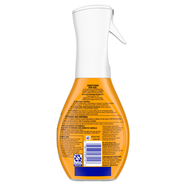 slide 12 of 25, Mr. Clean Mr. Clean Clean Freak All Purpose Cleaner Spray, Multi-Surface Cleaning, AB Citrus, 16oz, 16 oz