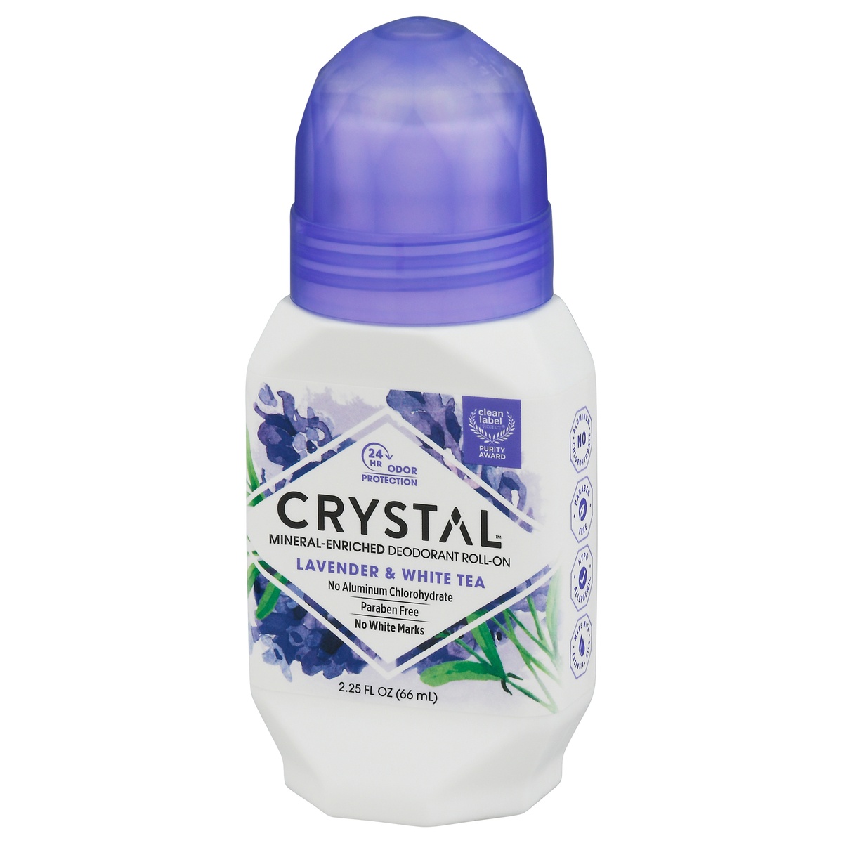 slide 3 of 10, Crystal Essence Lavender & White Tea Mineral Deodorant, 2.25 fl oz