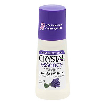 slide 1 of 9, Crystal Roll-On Mineral-Enriched Lavender & White Tea Deodorant 2.25 fl oz, 2.25 oz