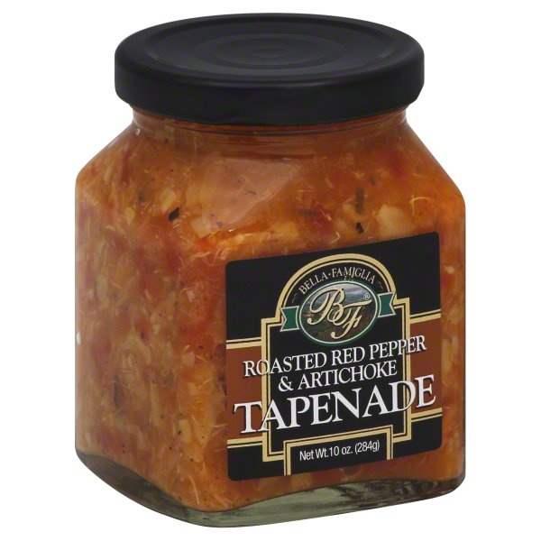 slide 1 of 1, Bella Famiglia Tapenade, Roasted Red Pepper & Artichoke, 10 oz