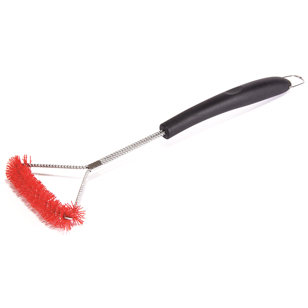 slide 1 of 1, Grand Gourmet Grill Brush Nylon Bristles Vee Shape, 1 ct