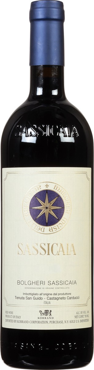 slide 6 of 9, Sassicaia Bolgheri Sassicaia Red Wine 750 ml, 750 ml