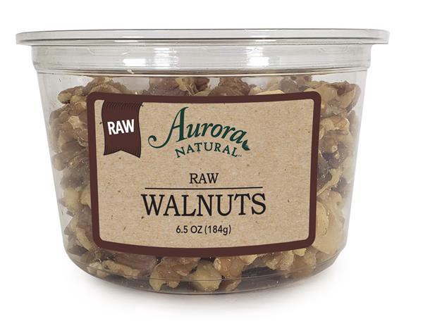 slide 1 of 1, Aurora Natural Aurora Raw Walnuts, 7 ct