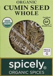 Spicely Organic Spices Organic Spices Cumin Seed 0.5 oz