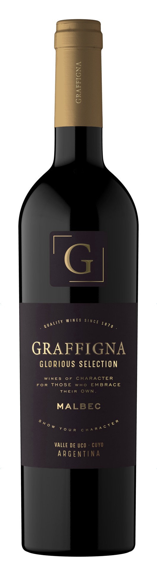 slide 1 of 1, Graffigna Malbec Glorious Selection Argentina, 750 ml