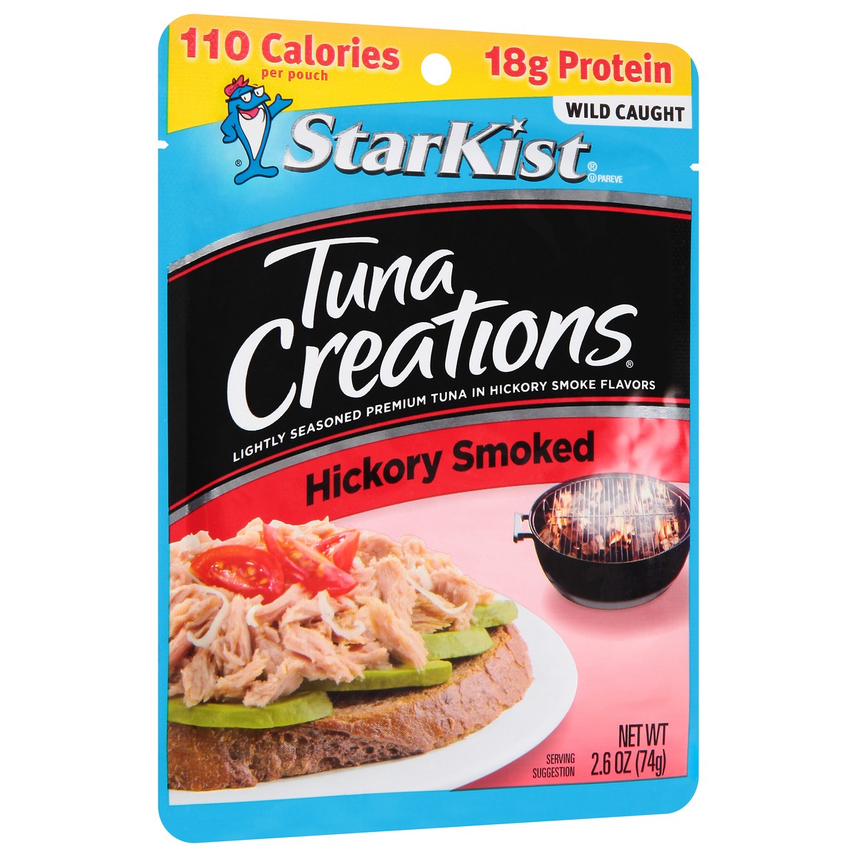 slide 2 of 9, StarKist Tuna Creations Hickory Smoked Tuna 2.6 oz, 2.6 oz