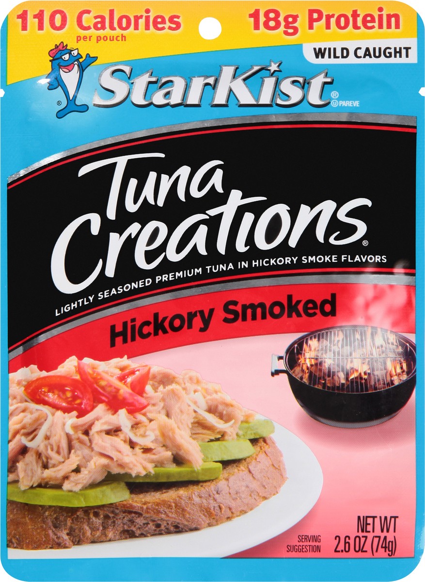 slide 4 of 9, StarKist Tuna Creations Hickory Smoked Tuna 2.6 oz, 2.6 oz