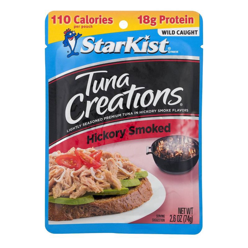 slide 1 of 9, StarKist Tuna Creations Hickory Smoked Tuna 2.6 oz, 2.6 oz